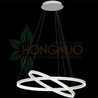 600x400 2 rings modern minimalist Ring shaped suspension led luminaire