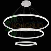 2000x1500x1200 3 rings extra large Suspended LED ring luminaire