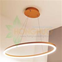 oval ring LED Circular Halo Suspended led Chandeliers