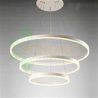2000x1500x1200 3 rings extra large Suspended LED ring lamps