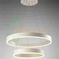800x600 2 rings light Nordic modern minimalist Circula LED Chandeliers