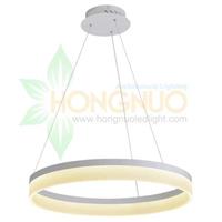 800 Large acrylic ring Suspended architectural LED Chandeliers