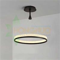 600 acrylic ring LED Circular Halo Suspended Pendants led Chandelier