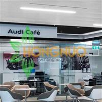 Auto Showroom Lighting Project linear recessed LED lighting Motor Show